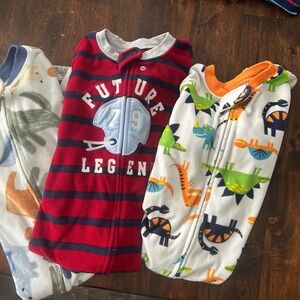 Striped Red and Blue Kids Pajamas